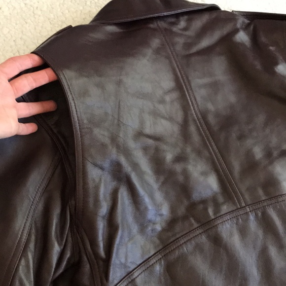 Faith Connexion oversized leather jacket 2 New - Picture 12 of 16